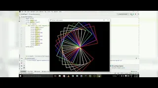 Square Spirograph Using Python Turtle Module