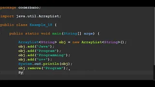 How to remove an element from arraylist in java How to use remove in Java
