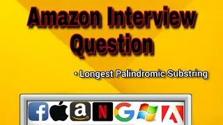 5 Longest Palindromic Substring LeetCode Amazon Interview Question Google Inteview Question