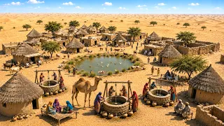 Real Life in Pakistan's hidden village of Thar Desert | Surviving in Extreme Heat | Village Food
