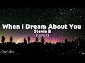 When i dream about you Lyrics by Stevie B