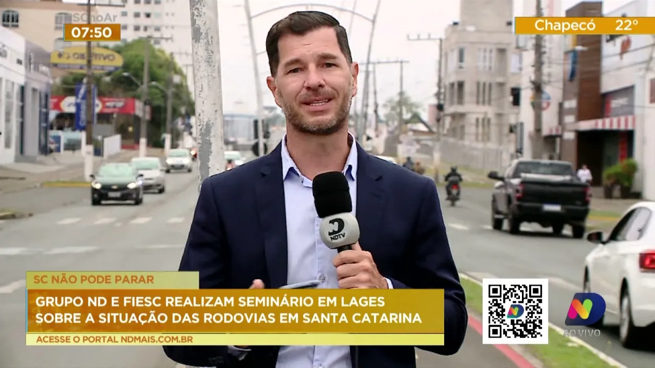 O Grupo ND e a Fiesc realizaram mais um seminário da campanha "SC Não Pode Parar"