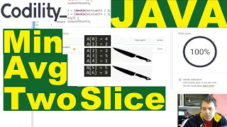 Codility MinAvgTwoSlice Java solution