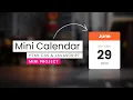 Making a Calendar in Vanilla Javascript Design a Simple Calendar for Your Blog and Website