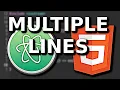 Editing Multiple Lines of Code at Once Using Atom