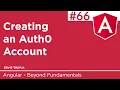 66 Creating an Auth0 Account