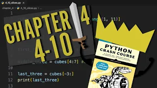 Python Crash Course Chapter 4 Try It Yourself 4-10 Beginner Walkthrough