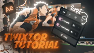 How to Twixtor Upscale in After Effects One Click