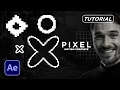 Pixel Effect Animation Tutorial in After Effects Easy 8-Bit Motion Graphics