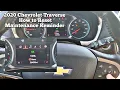 2020 Chevrolet Traverse Oil Maintenance Reminder Reset