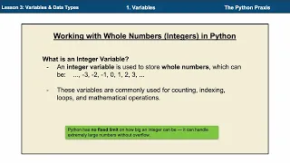 Variables in Python - Lesson 3