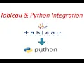 Tableau with Python Integration Python Tableau Integration TabPy Part - A