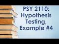 PSY 2110 Statistics Introduction to Hypothesis Testing The Crack Baby Example