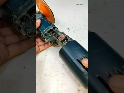 Easily Change Carbon Brush in Angle Grinder #repairing #shorts
