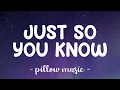 Download Lagu Just So You Know - Jesse McCartney (Lyrics) 🎵