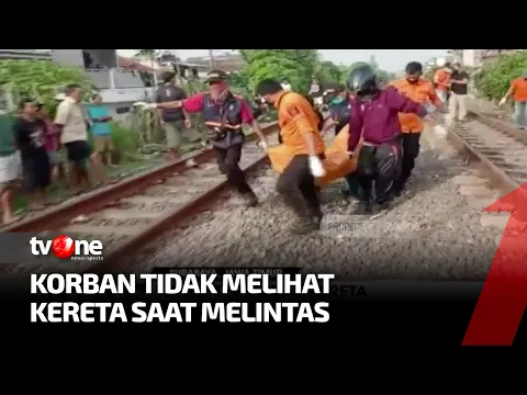 Tragis, Seorang Lansia di Surabaya Tewas Tertabrak Kereta