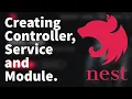 NestJS tutorial for Beginners 2 - Creating The Controller Service and Module