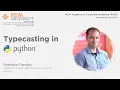 Basic Python Hacks Part 8 - Typecasting in Python RACE REVA University