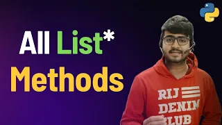 All List Methods in One Shot Code Marathi