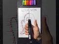 Neon technique with Acrylic Markers