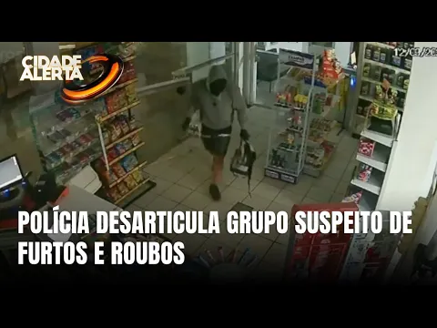 Polícia prende suspeitos de roubos e furtos em São José