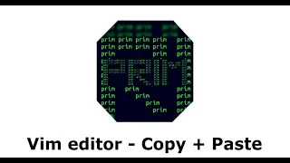 Copy Paste in Vim editor Ubuntu Linux