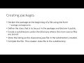 Package in java Creating and importing package in java