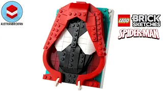 LEGO Marvel Brick Sketches 40536 Miles Morales Speed Build