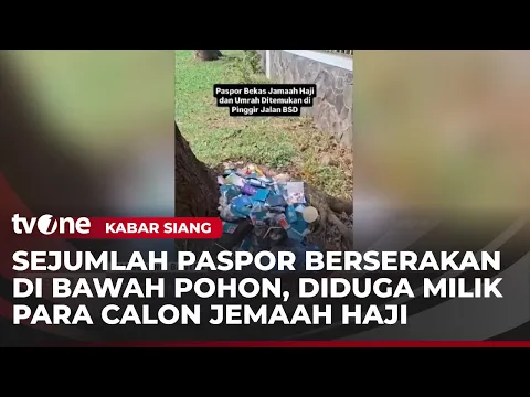 Video Paspor Dibuang di Pinggir Jalan BSD Viral di Sosmed