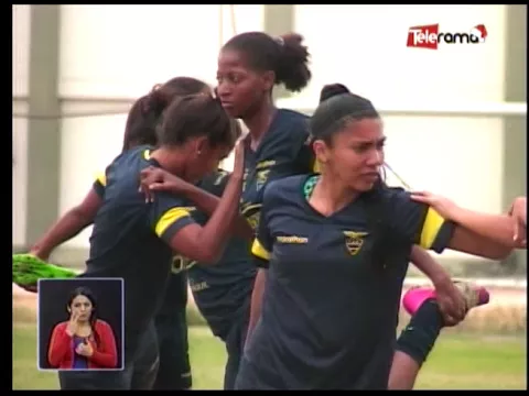 Preselección Femenina de fútbol entrena en Fedenador
