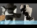 Draping a Cascade Ruffle Dress