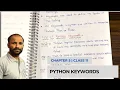 List of Keywords in Python Programming - CSE GYAN