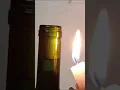 Download Lagu How to open a wine bottle without a corkscrew, candle edition #wine #winebottle #hacks #easyhometips