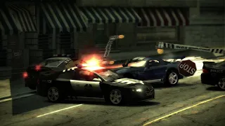 Tollbooth Dodging Roadblocks In A Dodge Viper NFS Most Wanted Challenge Series 