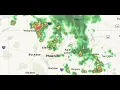 High winds dust and scattered showers across the Valley