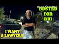 Busted for DUI -