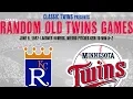 Random Games Kansas City Royals at Minnesota Twins 1987