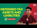 Deferred Tax Assets Liabilities Zell Learnings ZellEducation
