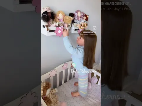 HOJE NICOLE RESOLVEU ARRUMAR SUA COLEÇÃO DE BONECAS 🤭 #toddlers #reborndoll
