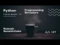 ICT Python Programming Structure Tutorial Number - 12 Channel1IT Rumesh Gunathilake