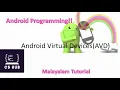 Android Virtual Device Creating AVD Running on AVD Running on Real Devices Malayalam
