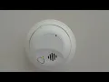 First Alert BRK Smoke Alarm 9120B A chirping sound and a flashing red light every minute battery