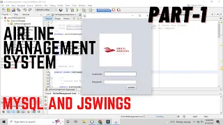 PART 2 Airline Management System using JSWINGS MYSQL DBMS
