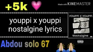 Youppi X Youppi Nostalgine Les Paroles Lyrics 