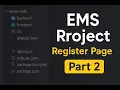 Register page EMS project part2