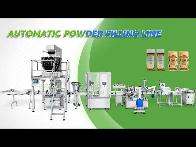Dry Rub Food Powder and Granule Filling Line