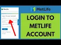 Metlife Login - How to Sign in to Metlife Provider Account 2023
