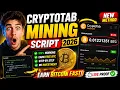 CryptoTab Auto Mining Script Tutorial Bitcoin Earning Trick 2026