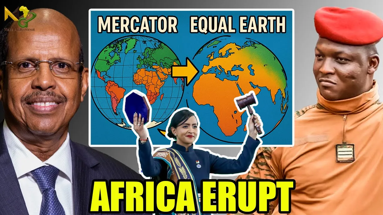 Africa ERUPT, Africa Union Join TRAORE, call to replace Colonial Africa Map