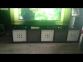 Ikea lappland unit with Philips amber light 49 inch 4k smart tv